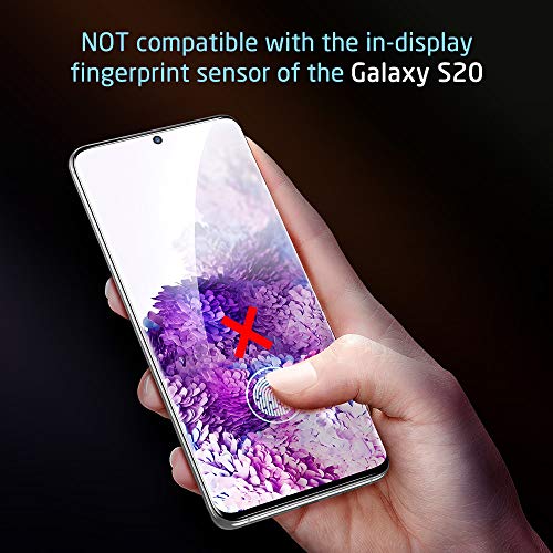 Samsung-Galaxy-S20-Panzerglas ESR, voller Displayschutz, 2 Pack