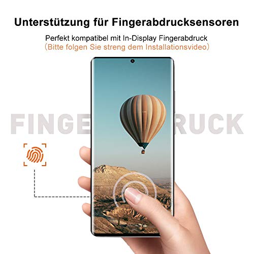 Samsung-Galaxy-S20-Panzerglas Huahuidz, 2 Stück, Case Friendly