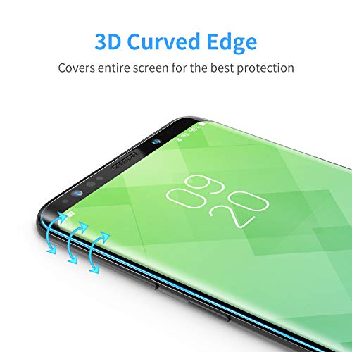 Samsung-Galaxy-S8-Schutzfolie Bewahly, 2 Stück, 3D Curved