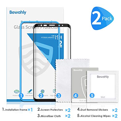 Samsung-Galaxy-S8-Schutzfolie Bewahly, 2 Stück, 3D Curved