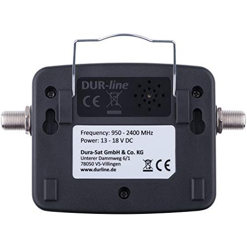 Sat-Finder DUR-line ® SF 2400 Pro, inkl. F-Kabel und Anleitung