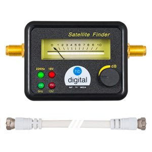 Sat-Finder HB-DIGITAL mit 4 LED analoger Anzeige, Tonsignal