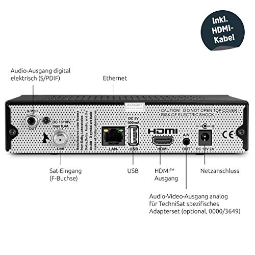 Sat-Receiver mit Festplatte TechniSat DIGIT S3 DVR, digital HD Sat