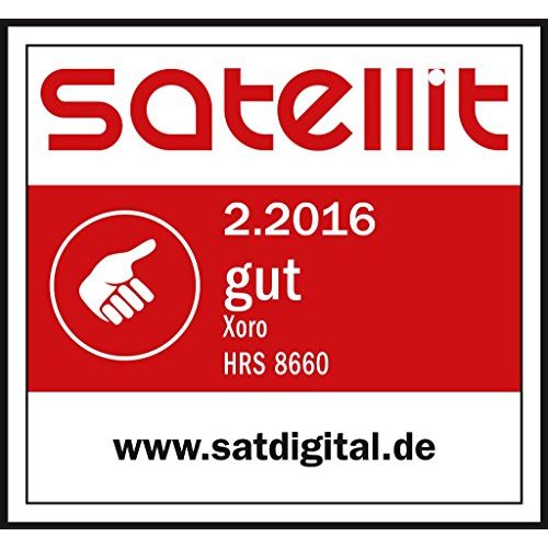SAT-Receiver Xoro HRS 8660 digitaler Satelliten-Receiver mit LAN