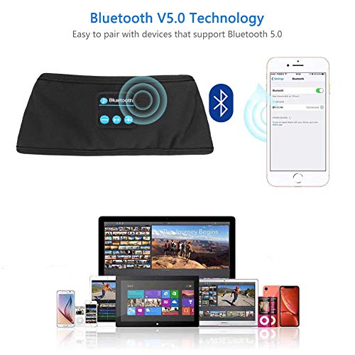 Schlafkopfhörer Linkax Bluetooth, Schlaf Kopfhörer 5.0 Bluetooth
