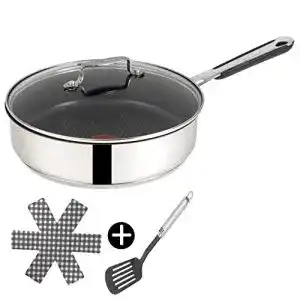 Schmorpfanne Tefal E76 Jamie Oliver Induktion 25cm mit Deckel