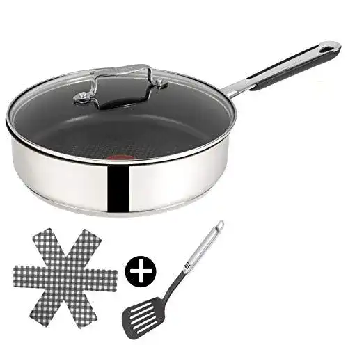 Schmorpfanne Tefal E76 Jamie Oliver Induktion 25cm mit Deckel