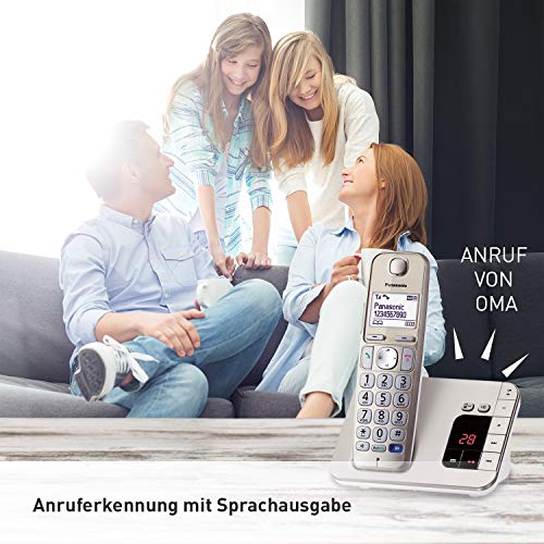 Schnurloses Telefon-Duo Panasonic KX-TGE222GN DECT Senioren