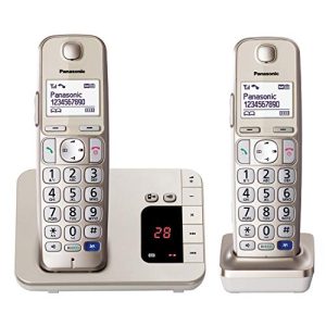 Schnurloses Telefon-Duo Panasonic KX-TGE222GN DECT Senioren