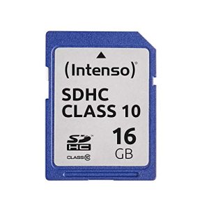 SD-Karte Intenso SDHC 16GB Class 10 Speicherkarte blau