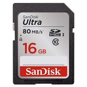 SD-Karte SanDisk Ultra SDHC I 16 GB bis zu 80 MB/Sek, Class 10