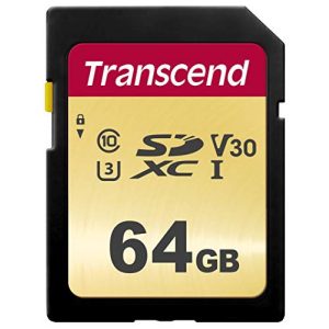SD-Karte Transcend 64GB SDXC/SDHC 500S Speicherkarte