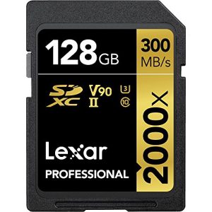 SDXC (128 GB) Lexar Professional 2000x 128GB SDXC UHS-II