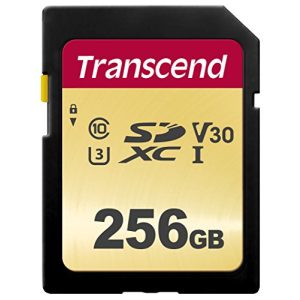 SDXC (256GB) Transcend 256GB SDXC/SDHC 500S Speicherkarte