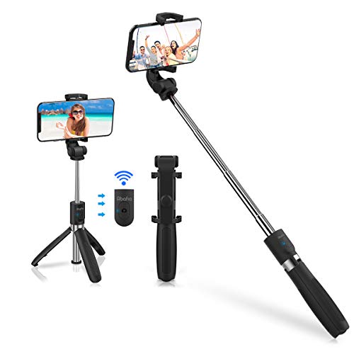 Selfie-Stick Abafia Bluetooth Selfie Stick, 3 in 1 Wireless Selfie Stick