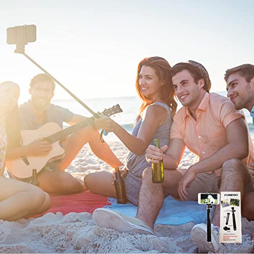 Selfie-Stick Foneso Bluetooth Selfie Stick mit Stativ Erweiterbar