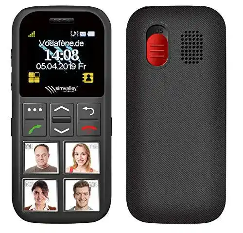 Seniorenhandy Simvalley Mobile: Garantruf Premium, GPS-Ortung