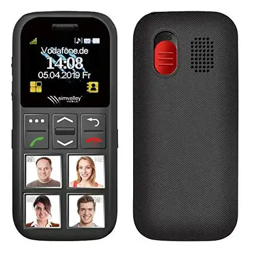 Seniorenhandy Simvalley Mobile: Garantruf Premium, GPS-Ortung