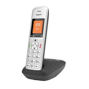Seniorentelefon Gigaset E390, schnurlos, großes Farbdisplay, SOS