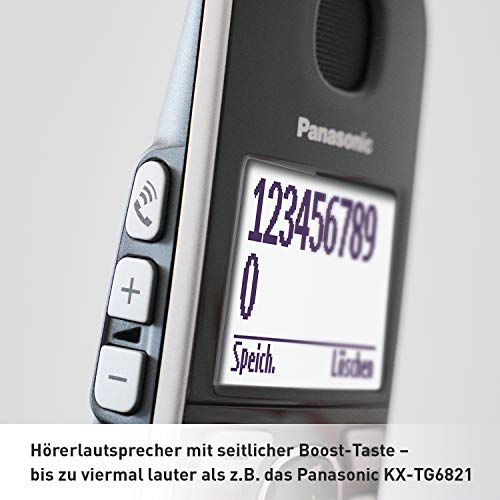 Seniorentelefon Panasonic KX-TGE520GS DECT mit Notruf