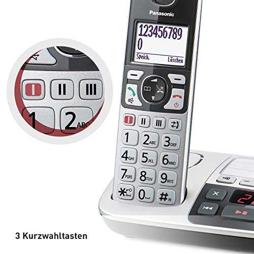 Seniorentelefon schnurlos Panasonic KX-TGE520GS DECT Senioren