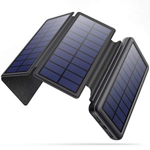Solar-Ladegerät HETP Solar Powerbank 26800mAh, 4 faltbar