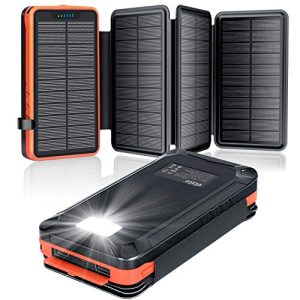 Solar-Powerbank elzle Solar Powerbank 26800mAh, 2 USB