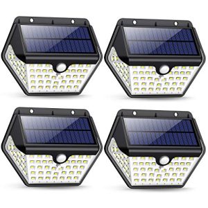 Solar wall light outside iPosible, with motion detector, 4 pieces