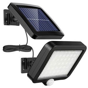 Outdoor solar wall light MPJ, 56 LED with motion detector