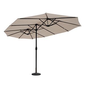 Sonnenschirm mit Ständer Sekey ® 270 × 460 cm Aluminium