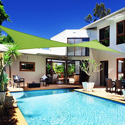 Sonnensegel casa pura wasserabweisend imprägniert grün, 5x7m