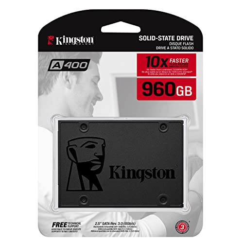 SSD (1TB) Kingston A400 SSD Interne SSD 2.5 Zoll SATA Rev 3.0