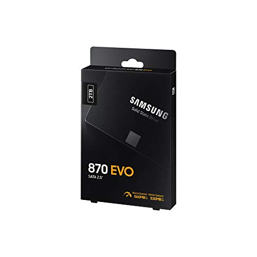 SSD (2TB) Samsung 870 EVO 2 TB SATA 2,5″ Intern