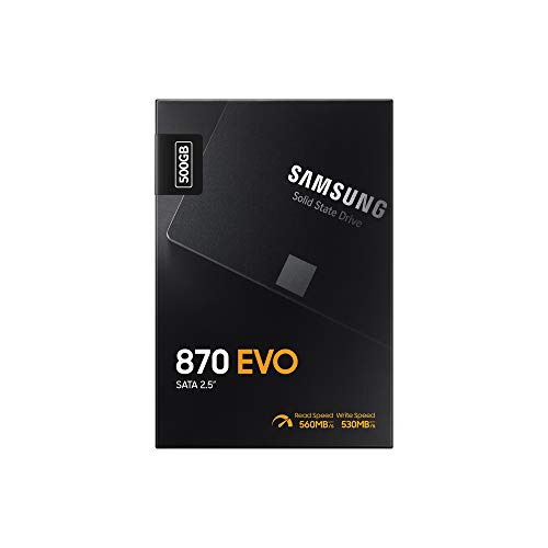 SSD (500GB) Samsung 870 EVO 500 GB SATA 2,5″ Intern