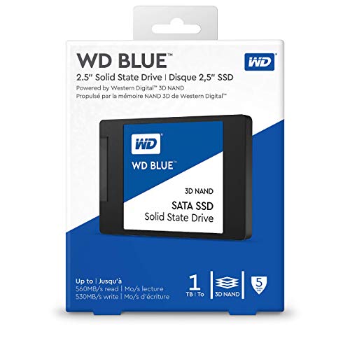 SSD-Festplatte Western Digital WD Blue SATA SSD 1 TB, 2,5 Zoll