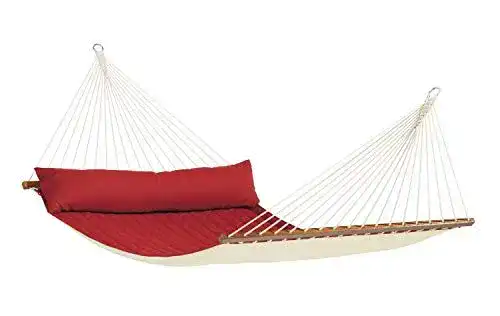 Stabhängematte LA SIESTA, Alabama Red Pepper, gefüttert