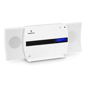 Stereoanlage (weiß) auna V-20 Kompaktanlage mit CD-Player