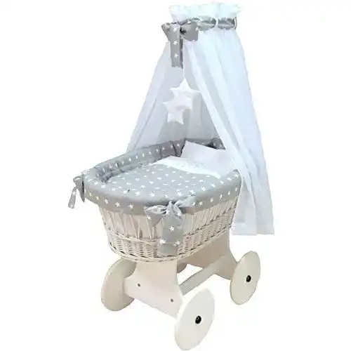 Stubenwagen BABYMAJAWELT ® Komplett Set 10 Teile