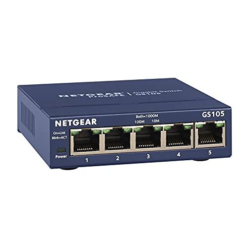 Die beste switch netgear gs105ge lan 5 port netzwerk lan verteiler Bestsleller kaufen