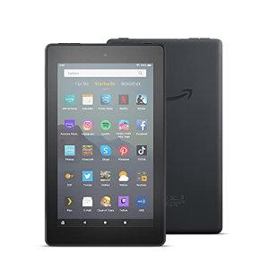 Tablet-7-Zoll Amazon Fire 7-Tablet, 7-Zoll-Display, 16 GB, Schwarz