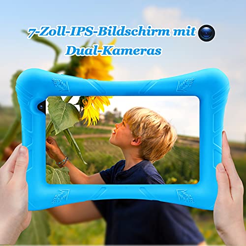 Tablet-7-Zoll PRITOM Kids Tablet, 32 GB ROM, Kinder-Tablet