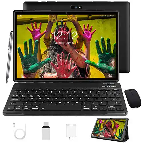 Tablet mit Tastatur AOYODKG Tablet 10 Zoll Android 10 Tablet PC