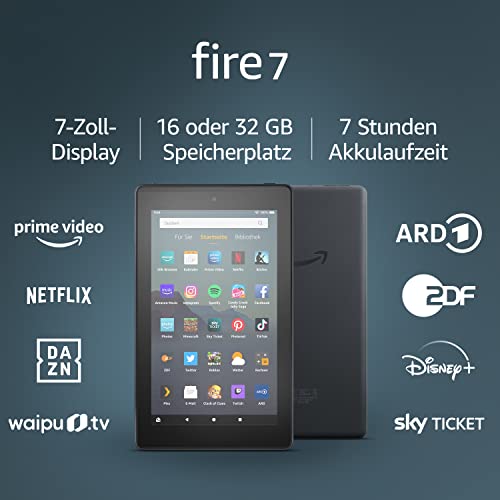 Tablets unter 200 Euro Amazon Fire 7-Tablet, 7-Zoll-Display, 16 GB