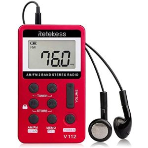 Taschenradio Retekess V112, AM FM Mini Digital Tuner Empfänger