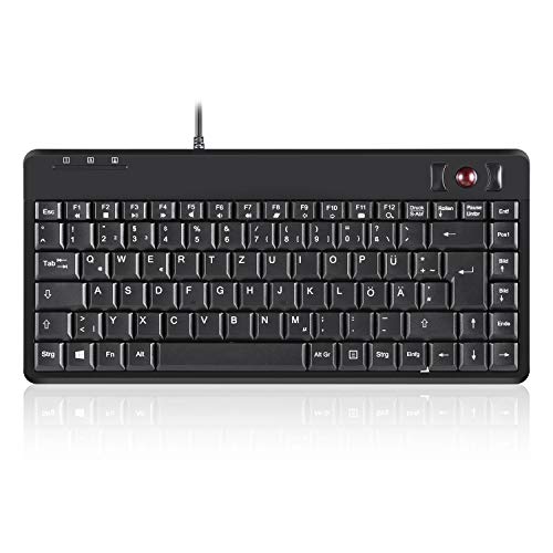 Die beste tastatur mit trackball perixx periboard 505h plus 2 x usb hub Bestsleller kaufen