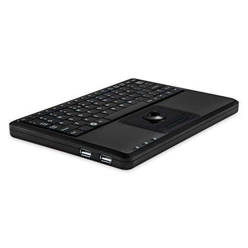 Tastatur mit Trackball Perixx PERIBOARD-509 Plus Super Mini