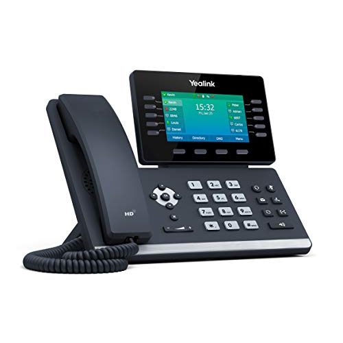 Telefonanlage Yealink IP Telefon SIP-T54W VoIP-Telefon, schwarz