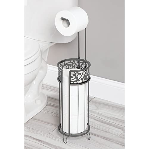Toilettenpapierhalter mDesign stehend bis zu 3 Reserverollen