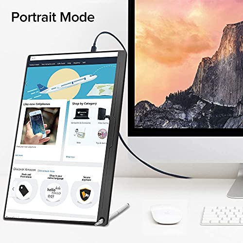 Touchscreen-Monitor UPERFECT Portable USB C Monitor, 15,6 Zoll