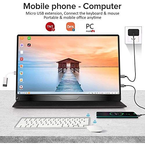 Touchscreen-Monitor UPERFECT Portable USB C Monitor, 15,6 Zoll